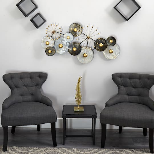 3.5ft. x 2ft. Urban Layered Metal Wall Art Decor